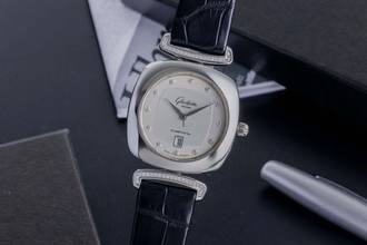 Thumbnail von Glashütte Original Pavonina Çelik Quartz Kadınlar Elmas Ref. 03-01-10-12-02 Evraklar 2013