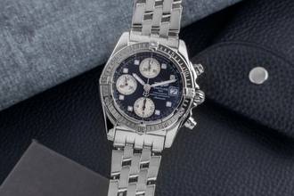 Thumbnail von Breitling Chrono Cockpit Chronograph Stahl Automatik Herrenuhr Ref. A13357