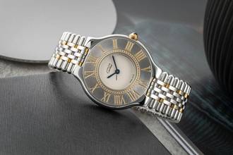 Thumbnail von Cartier 21 Must de Cartier XL Stahl / vergoldet Quarz Klassiker