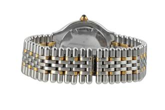 Thumbnail von Cartier 21 Must de Cartier XL Stahl / vergoldet Quarz Klassiker