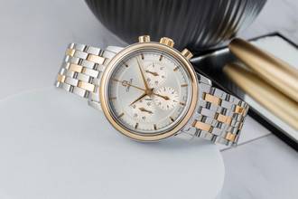 Thumbnail von Omega De Ville Chronograph Stahl / Gold Handaufzug Ref. 4340.31.00