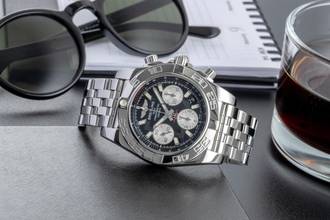 Thumbnail von Breitling Chronomat 41 B01 41 Chronograph Stahl Automatik Ref. AB0140 B&P 2012