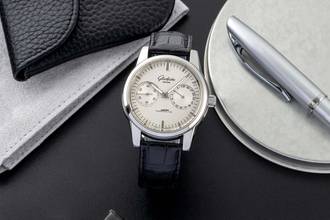 Thumbnail von Glashütte Original Senator Çelik Otomatik Erkekler Ref 1-39-58-02-02-04 Kutu & Belgeler 2011