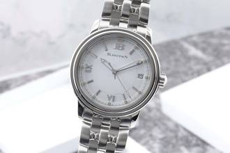  Blancpain Léman Ultra Slim Automatik Edelstahl Herrenuhr Ref. 2100-1127-11 Box 