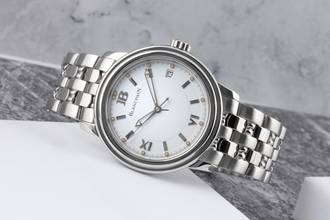 Thumbnail von Blancpain Léman Ultra Slim Automatik Edelstahl Herrenuhr Ref. 2100-1127-11 Box