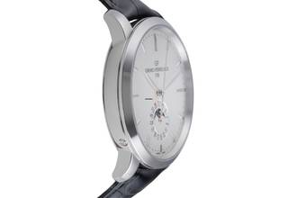 Thumbnail von Girard Perregaux 1966 Stahl Moonphase Automatik Herrenuhr Ref. 49545 B&P 2023