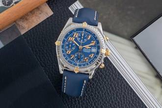 Thumbnail von Breitling Chronomat Chronograph Stahl / Gold Automatik Herrenuhr Ref. B13050.1