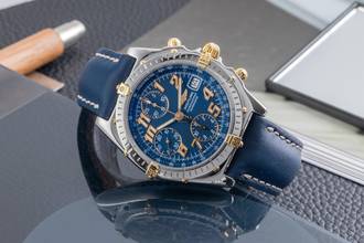 Thumbnail von Breitling Chronomat Chronograph Stahl / Gold Automatik Herrenuhr Ref. B13050.1
