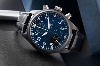 Thumbnail von IWC Pilot Saat Çıkışlı Kronograf Top Gun Pilot Top Gun Seramik Otomatik Erkek Saat Ref. IW389001 B&P