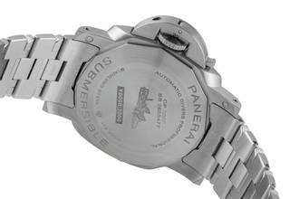 Thumbnail von Panerai Submersible Blue Notte Stahl Automatik Herrenuhr PAM02068 B&P