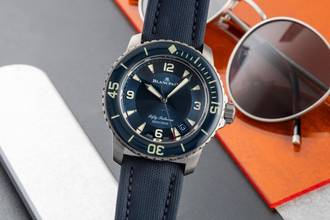 Thumbnail von Blancpain Fifty Fathoms 45 Automatik Titan Ref. 5015-12B40-O52A Box NP. 18200