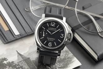 Thumbnail von Panerai Luminor Marina 8 Days Edelstahl Handaufzug Ref. PAM00510 B&P 2018
