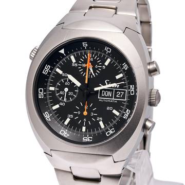 Sinn 142 St II – Space Chronograph 44 Black – 142.050 – Full Set 2008