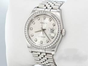 Thumbnail von Rolex Datejust 36 36mm 116244 2014 Stahl Weissgold 750 Diamanten Automatik Stainless Steel 18kt White Gold Jubilé-band Chronometer Oyster