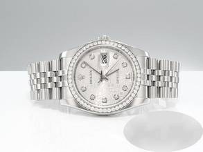 Thumbnail von Rolex Datejust 36 36mm 116244 2014 Stahl Weissgold 750 Diamanten Automatik Stainless Steel 18kt White Gold Jubilé-band Chronometer Oyster