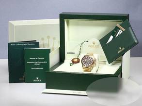 Thumbnail von Rolex Daytona 116528 2013 Lc100 Gelbgold 750 Diamanten Chronograph Automatik Gold