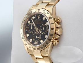 Thumbnail von Rolex Daytona 116528 2013 Lc100 Gelbgold 750 Diamanten Chronograph Automatik Gold