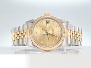 Thumbnail von Rolex Datejust 36 36mm 16233 1996 Diamanten Stahl Gelbgold 750 Automatik Gold