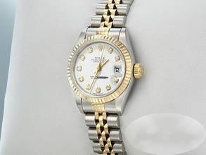 Thumbnail von Rolex Lady-Datejust Edelstahl Gelbgold 750 Diamanten Automatik Gold