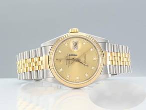 Thumbnail von Rolex Datejust 36 36mm 16233 Edelstahl Gelbgold 750 Automatik Stainless Steel 18kt Yellow Gold Jubilé-band Chronometer Oyster