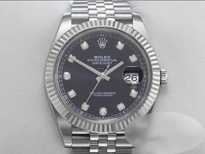 Thumbnail von Rolex Datejust 41 41mm 126334 2021 Stahl Weißgold Diamanten Automatik Stahl Stainless Steel 18kt White Gold Jubilé-band Chronometer Oyster Black Dial