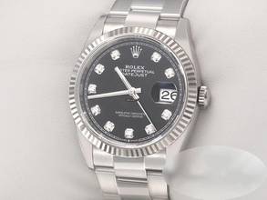 Thumbnail von Rolex Datejust 36 126234 2025 Stahl Weissgold 750 Diamanten Automatik Gold