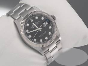Thumbnail von Rolex Datejust 36 126234 2025 Stahl Weissgold 750 Diamanten Automatik Gold