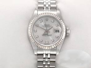 Thumbnail von Rolex Lady-Datejust Stahl Weissgold 750 Diamanten 2000 Automatik Stainless Steel 18kt White Gold Damen Jubilé-band Chronometer Oyster