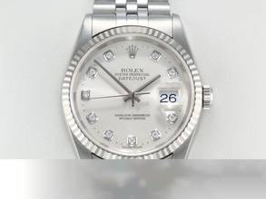Thumbnail von Rolex Datejust 36 36mm 16234 2001 Stahl Weissgold 750 Diamanten Automatik Stainless Steel 18kt White Gold Jubilé-band Chronometer Oyster