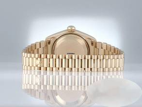 Thumbnail von Rolex Lady-Datejust Gelbgold 750 69238 1996 Diamanten Brillanten Automatik Gold