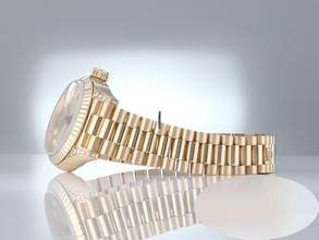 Thumbnail von Rolex Lady-Datejust Gelbgold 750 69238 1996 Diamanten Brillanten Automatik Gold