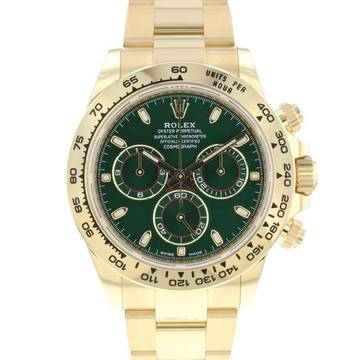 Rolex Daytona Yellow Gold Green Dial