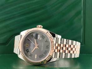 Thumbnail von Rolex Datejust Ii 126331 Steel & Rose Gold With Wimbledon Dial 41mm - Like New 2020