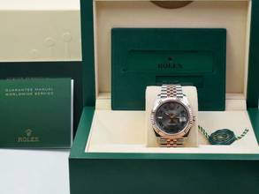 Thumbnail von Rolex Datejust Ii 126331 Steel & Rose Gold With Wimbledon Dial 41mm - Like New 2020