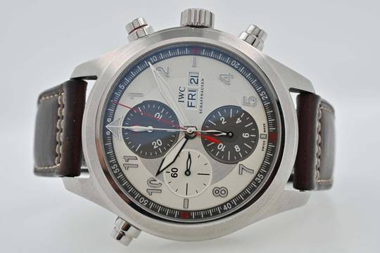 IWC Fliegeruhr Doppelchronograph Spitfire Flieger Double Chronograph Rattrapante IW3718