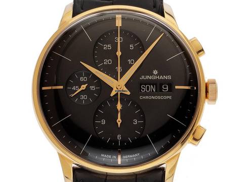 Junghans Meister Chronoscope Ref.027/7923.00 2021 Full Set wie Neu Vintage Meister Chronoscope