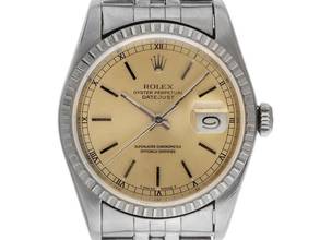Thumbnail von Rolex Datejust 36 Ref.16220 1987 Box&Beschreibung sehr gut Vintage Datejust Stahl open 6/9