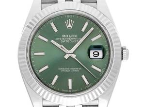 Thumbnail von Rolex Datejust 41 Ref.126334 2025 Full Set Ungetragen Datejust Mintgrün