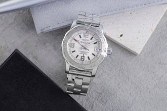 Thumbnail von Breitling Colt 33 Lady Silver Dial Edelstahl Quarz Damenuhr Ref. A77387 B&P 2012