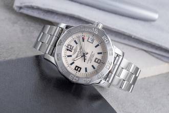Thumbnail von Breitling Colt 33 Lady Silver Dial Edelstahl Quarz Damenuhr Ref. A77387 B&P 2012