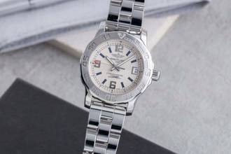Thumbnail von Breitling Colt 33 Lady Silver Dial Edelstahl Quarz Damenuhr Ref. A77387 B&P 2012