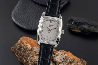 Thumbnail von Glashütte Original Senator Karrée Otomatik Paslanmaz Çelik Erkek Saat Ref. 39-52-53-52-04