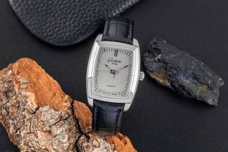 Thumbnail von Glashütte Original Senator Karrée Otomatik Paslanmaz Çelik Erkek Saat Ref. 39-52-53-52-04
