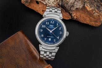Thumbnail von IWC Da Vinci Otomatik Mavi Kadran Paslanmaz Çelik Otomatik Ref. IW356605 Kutu