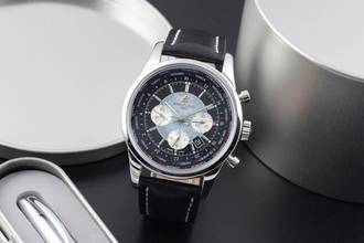Thumbnail von Breitling Transocean Chronograph Unitime Otomatik Çelik Ref. AB0510U4/BB62 B&P