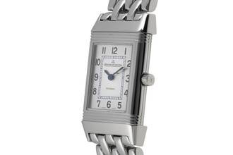 Thumbnail von Jaeger-LeCoultre Reverso Lady Stahl Quarz Damenuhr Ref. Q2618420 260.8.08 Papiere
