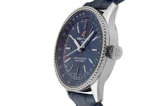Thumbnail von Breitling Navitimer 35 Edelstahl Automatik Medium Ref A17395161C1P2 Papiere 2024