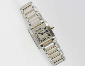 Thumbnail von Cartier Tank Française Stahl / Gelbgold