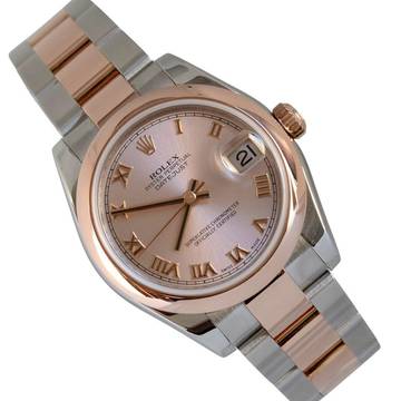 Rolex Datejust 31 178241 Medium 31MM Salmon romans dial Full Set