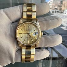 Thumbnail von Rolex Datejust 36 16238 Tapestry champagne dial Full Set TOP Condition